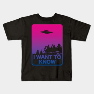 I Want To Know Kids T-Shirt